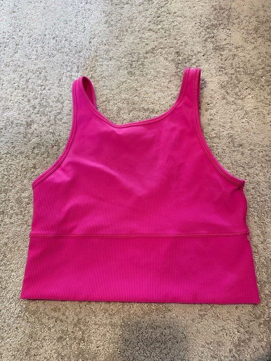 lululemon athletica Tops - lululemon athletica Pink Ribbed Crop Tank